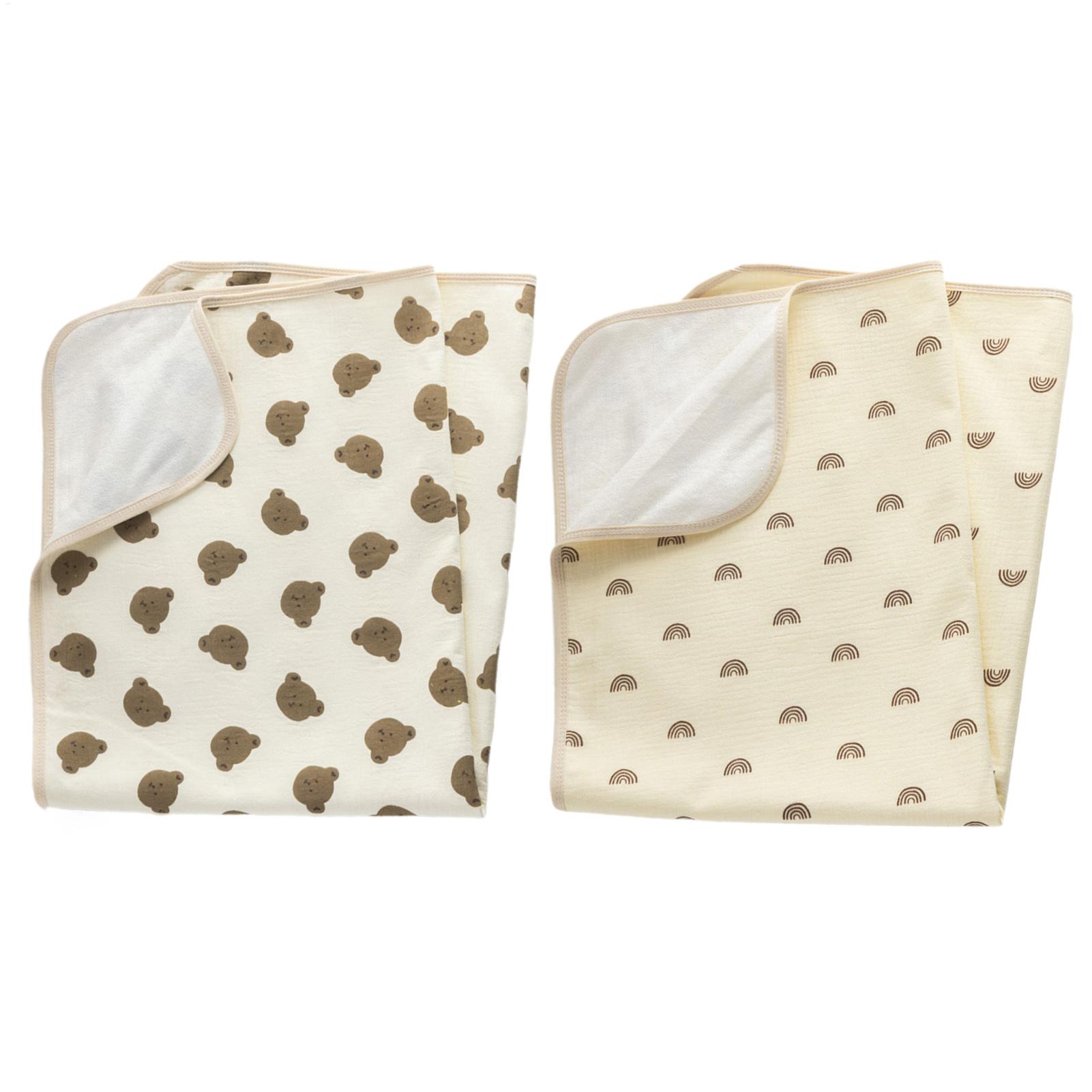 Diaper Changing Mat - Многоразовый водонепроницаемый портативный коврик для пеленания,