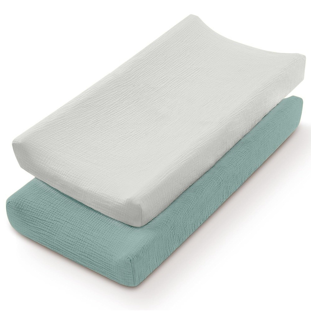 Diaper Changing Mat - 2 шт. дышащий хлопковый чехол для