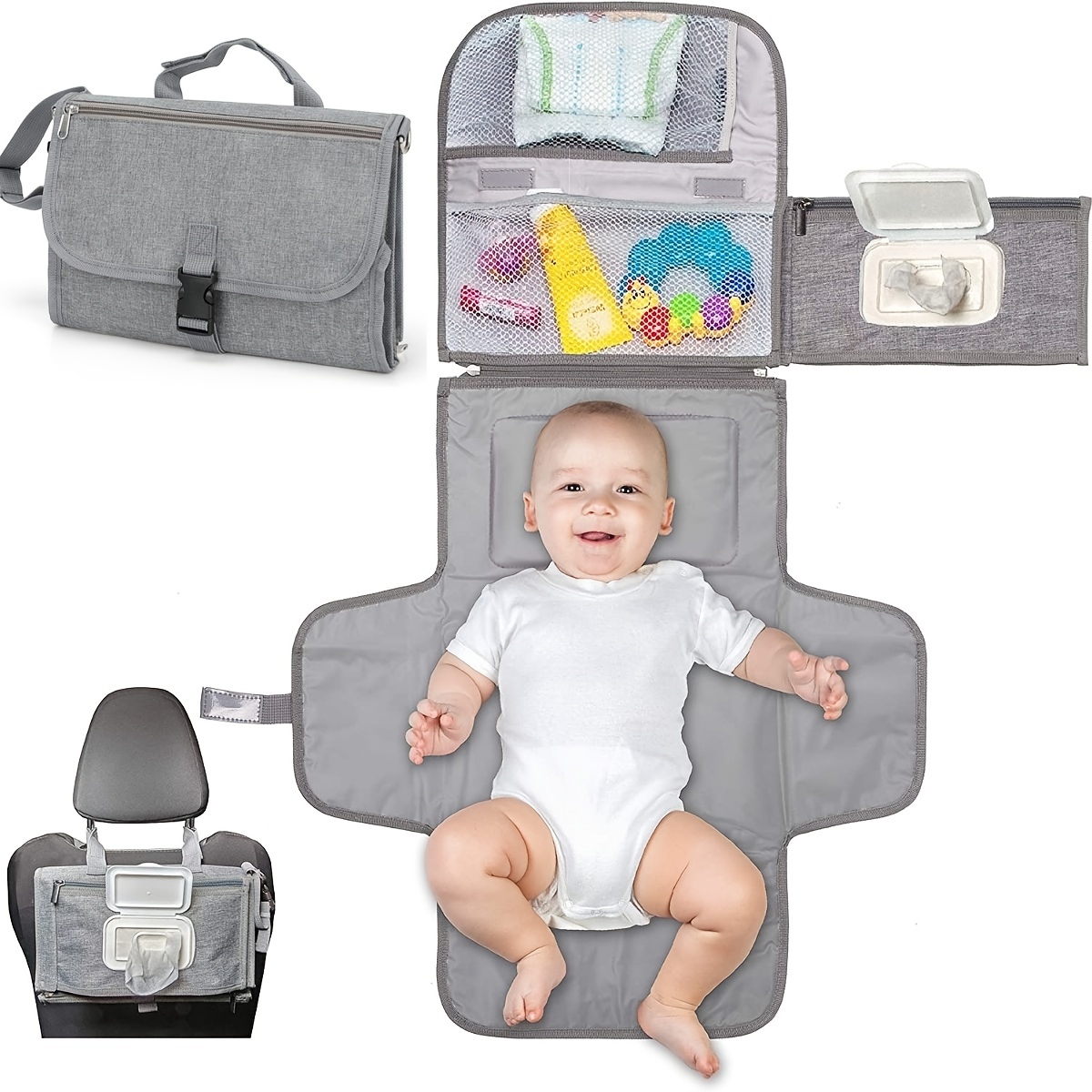 Diaper Changing Mat - Подвесная корзина для детской коляски с