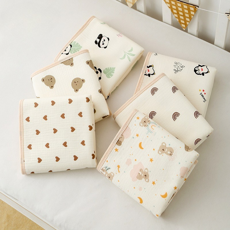 Diaper Changing Mat - Мягкий хлопковый коврик для пеленания 50x70